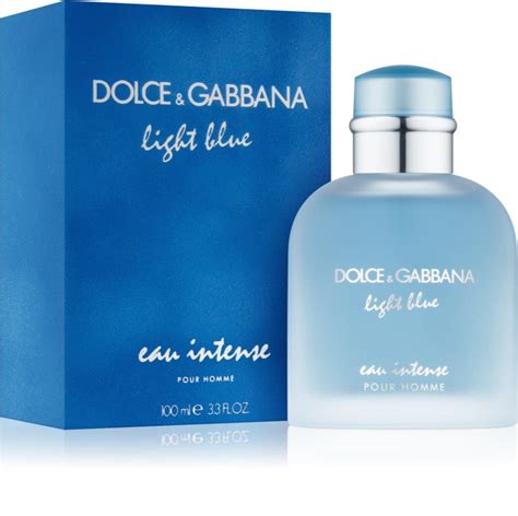 dolce gabbana light blue intense pour homme 100ml|d&g light blue intense men's.